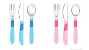Wholesale - NUK CUTLERY 62199 BIG KIDS 3pc SET, UPC: 885131621993